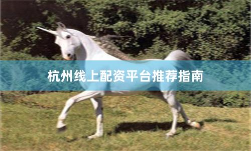 杭州线上配资平台推荐指南